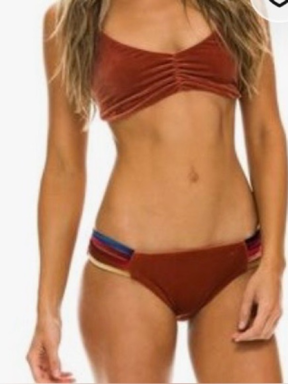 Aviator Nation Velvet Bikini Bottoms